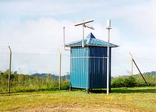 [ Rainfall Telemetrical Station at Ulu Pampang River ]